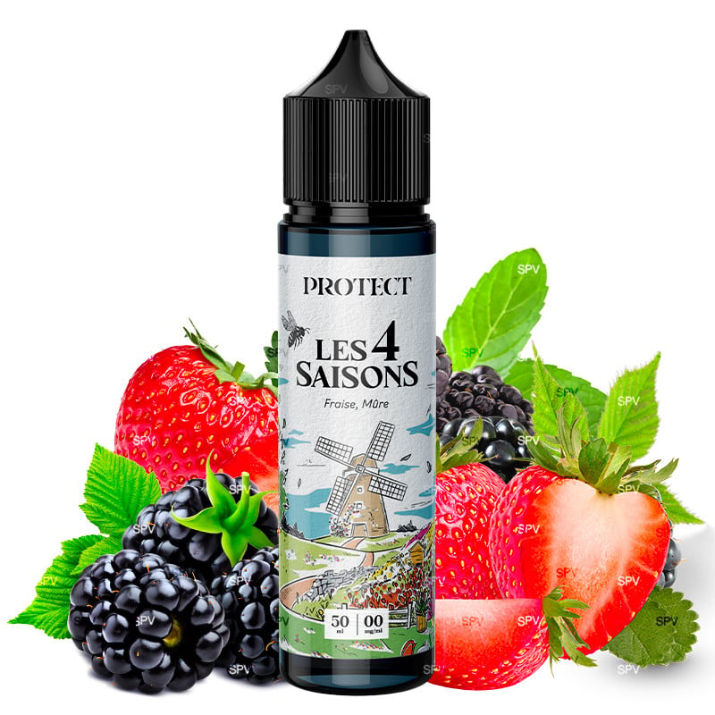 Brombeere Erdbeere – Protect E-Liquid 50 ml in 75 ml