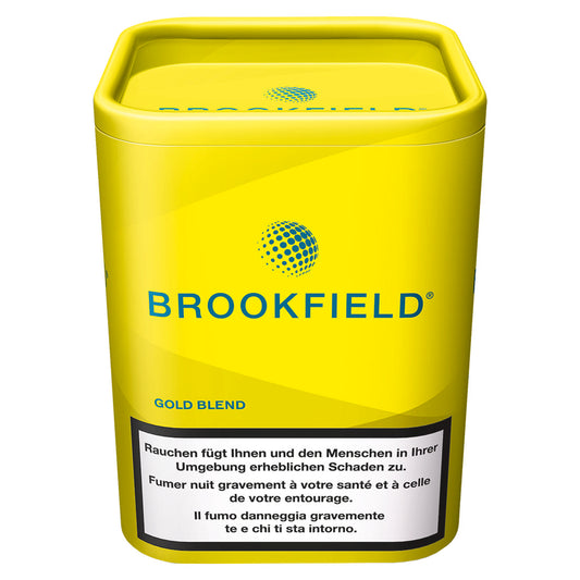 Brookfield Gold Blend Tabakeimer 120 g + 100 Hülsen/Papier – 250g Eimer, Dose