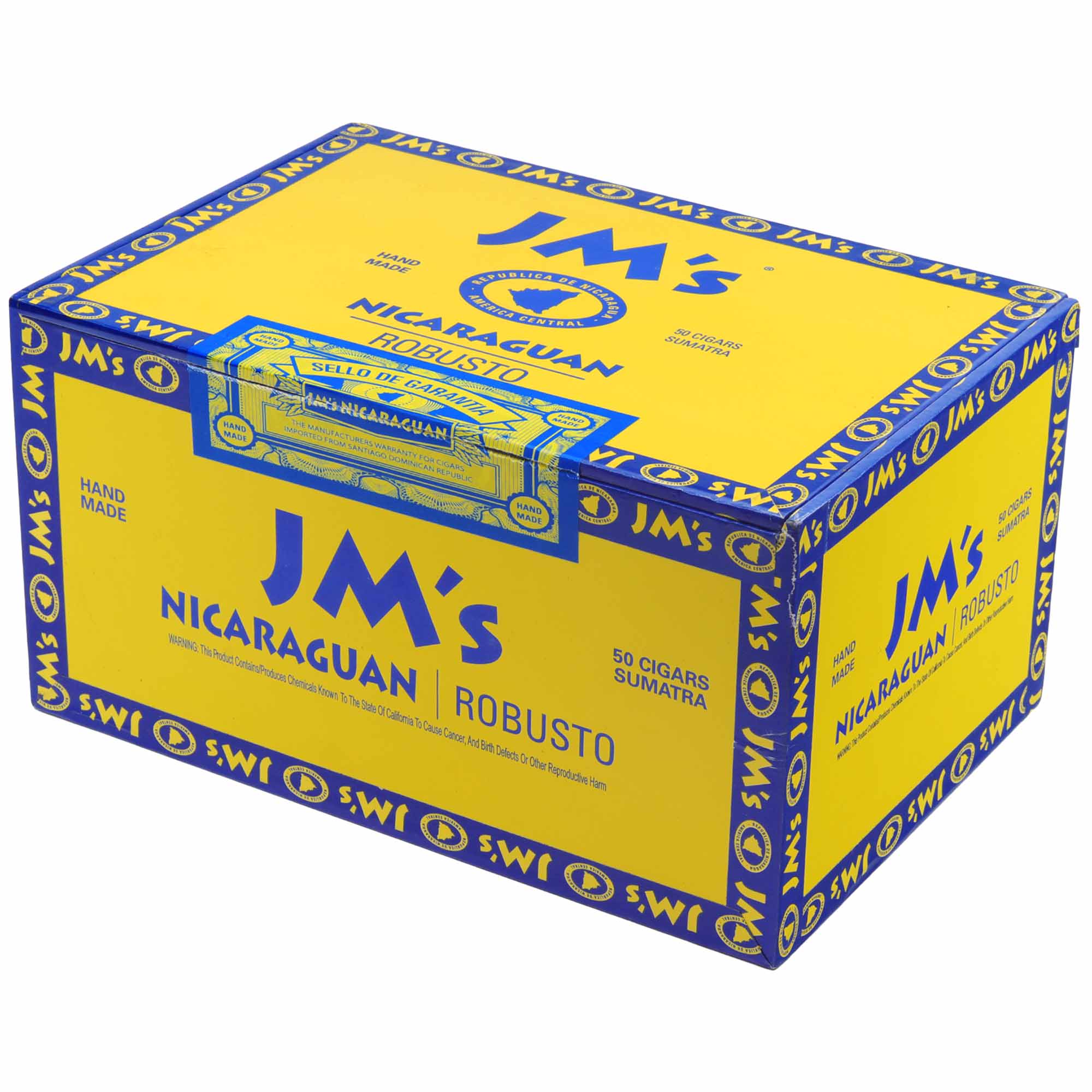 JM's Nicaragua Sumatra Robusto Zigarre im Robusto-Format mit Sumatra-Deckblatt