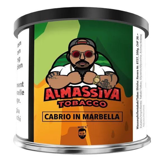 Al Massiva - Cabrio in Marbella - 200g – Dichte Rauchentwicklung, Doppelapfel