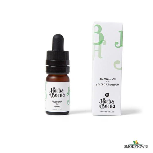 Herba di Berna Bio CBD Öl Vollspektrum 24% - 0.9% THCx – bestes CBD Öl, bestes cbd öl schweiz
