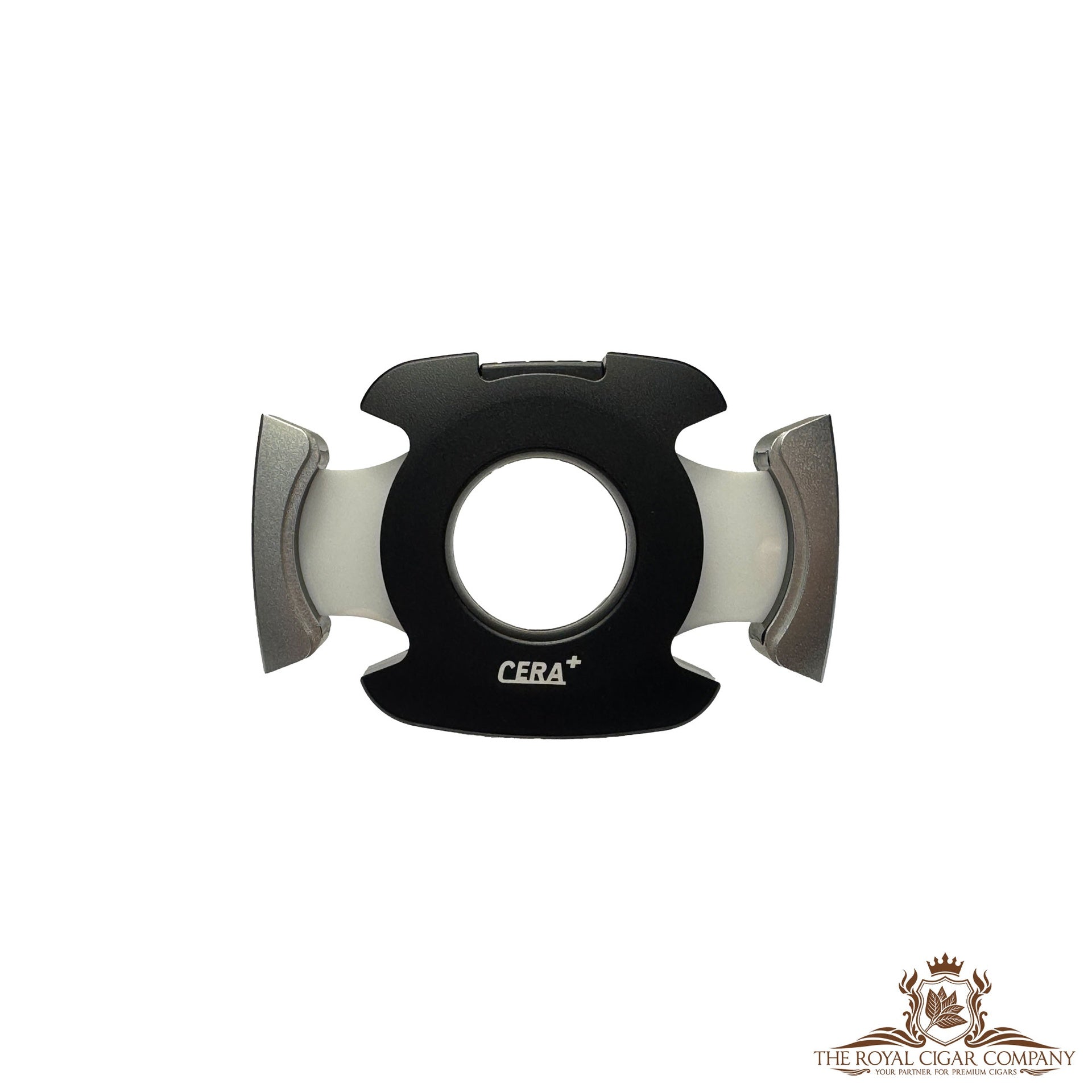 Cera+ Nano Zirconia Keramik-Zigarrenabschneider in Schwarz