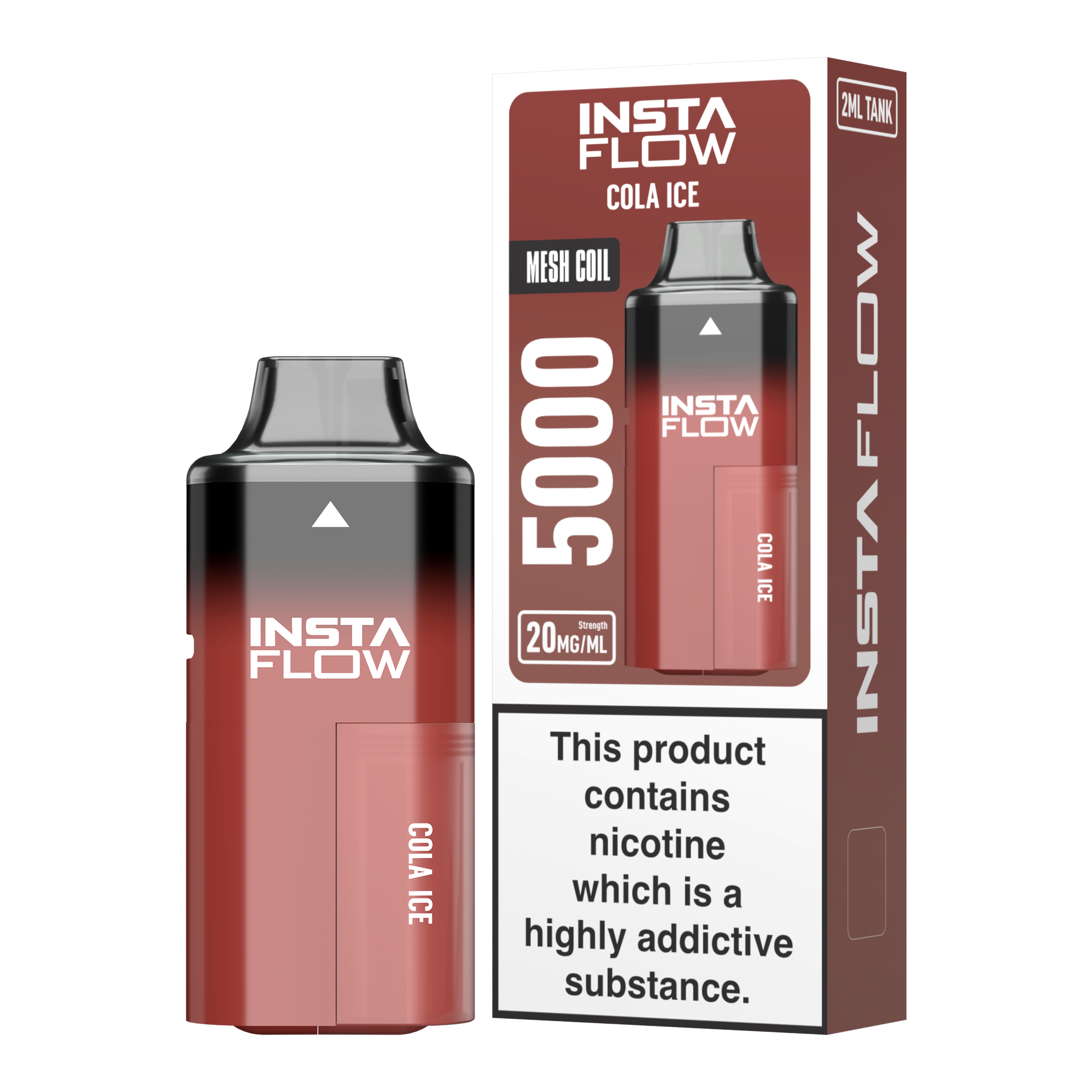 Instaflow 5000 - Cola ICE – 20mg Nikotinsalz, 5000 Züge