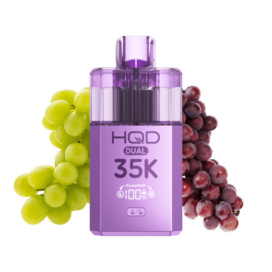 HQD DUAL 35K Starter Kit - Green Grape & Black Grape (Purple) – HQD KIT