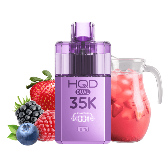 HQD DUAL 35K Starter Kit - Berry Raspberry & Berry Lemonade (Purple) – HQD KIT