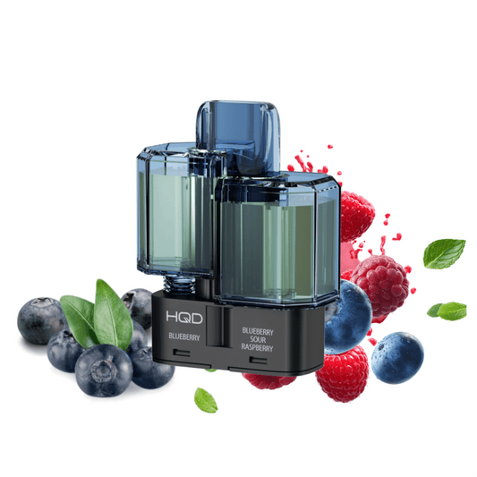 HQD DUAL 35K Pod - Blueberry & Blueberry Sour Raspberry – 35K PODS