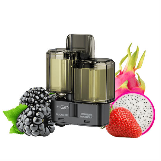 HQD DUAL 35K Pod - Blackberry & Strawberry Dragonfruit – 35K PODS
