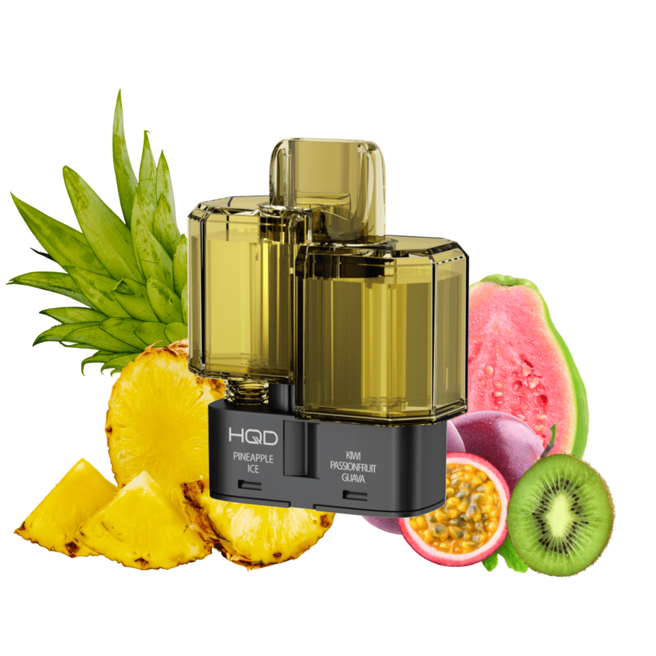 HQD DUAL 35K Pod - Pineapple Ice & Kiwi Passionfruit Guava – 35K PODS