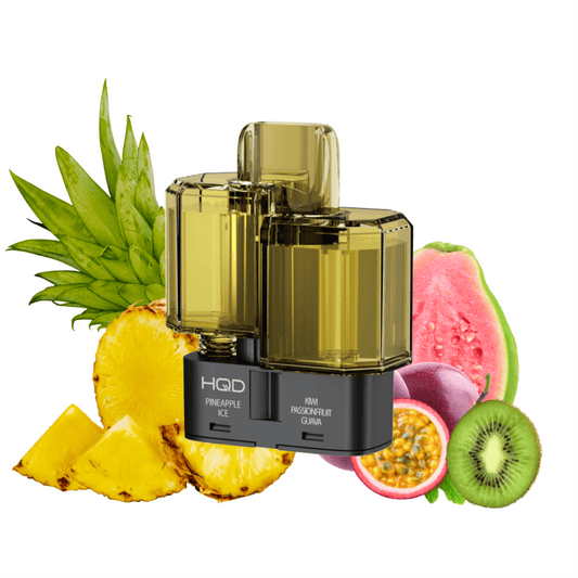 HQD DUAL 35K Pod - Pineapple Ice & Kiwi Passionfruit Guava – 35K PODS