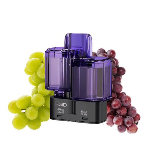 HQD Dual 35K Pod – Green Grape & Black Grape – 35K PODS
