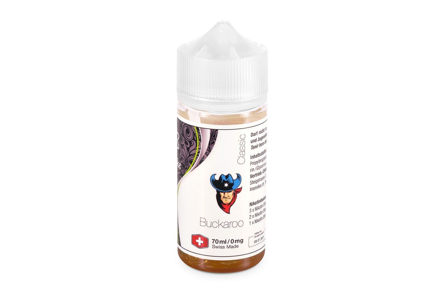 InSmoke Liquid - Buckaroo 70ml – 50/50 VG PG, 70ml Shortfill