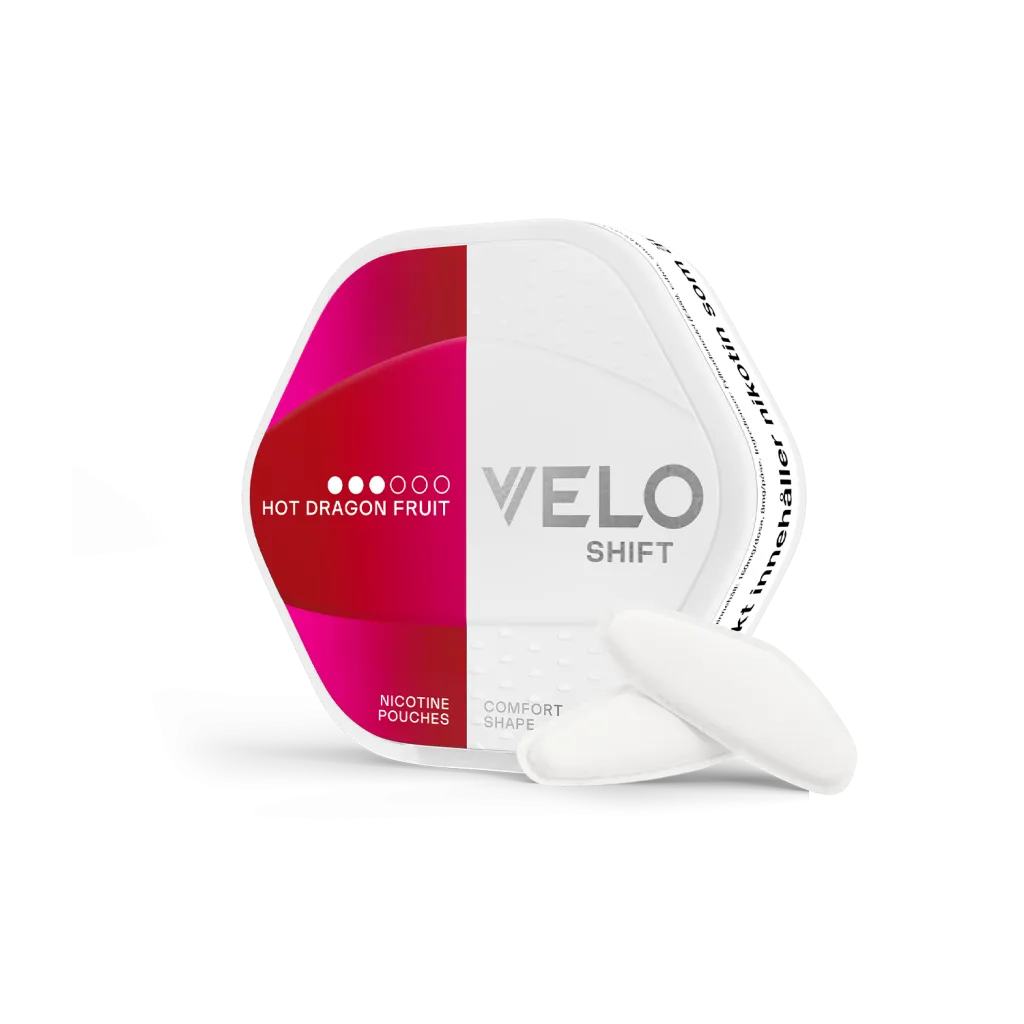 VELO Shift Hot Dragon Fruit 8 mg – 20 Beutel – VELO Shift Dose Vorderansicht