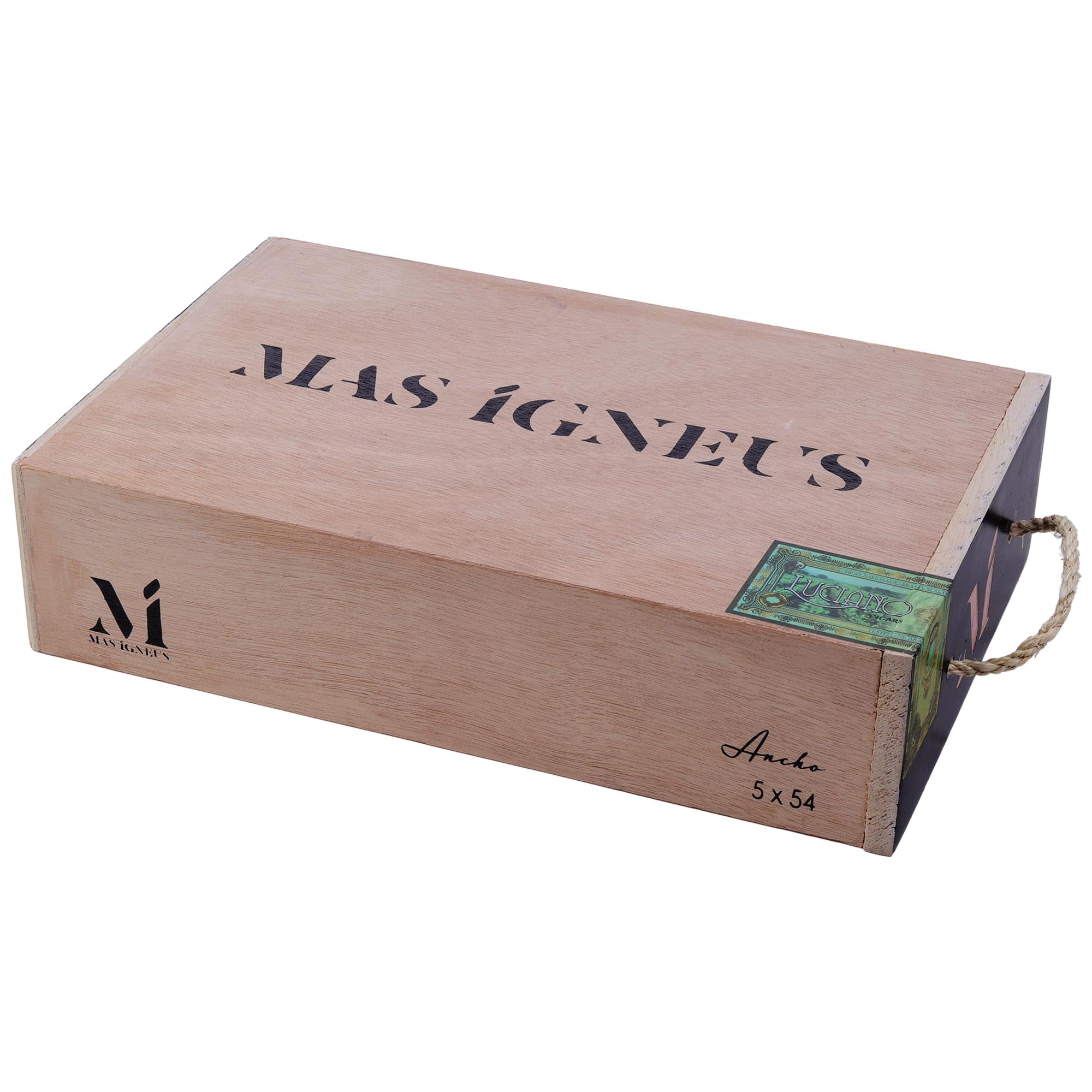 Luciano Mas Igneus Ancho, Format Ancho, Marke Luciano, 20er-Kistchen