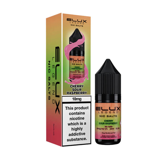E-Lux - Cherry Sour Raspberry – 10ml Nikotin Liquid, Cherry Liquid