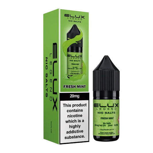 E-Lux - Fresh Mint – 10ml Liquid, 2% Nikotin Liquid