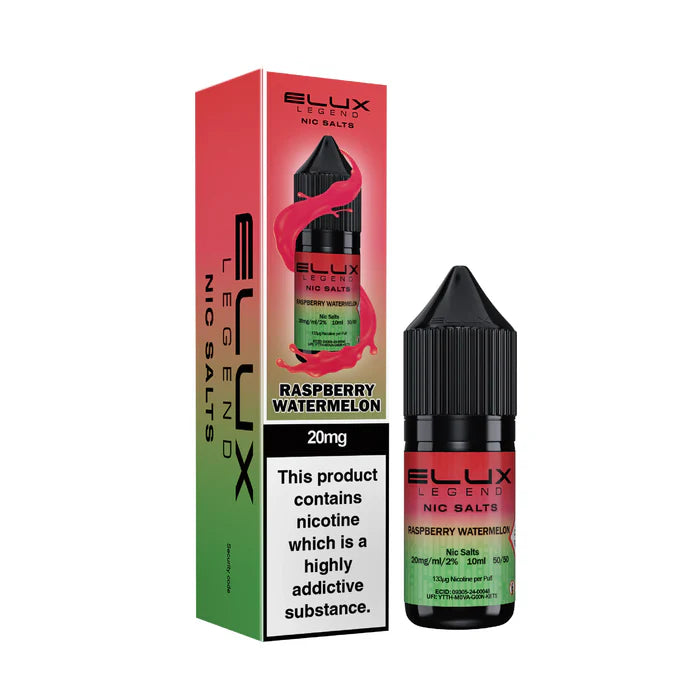 E-Lux - Raspberry Watermelon – 10ml Flasche Liquid, All-Day-Vape Himbeere