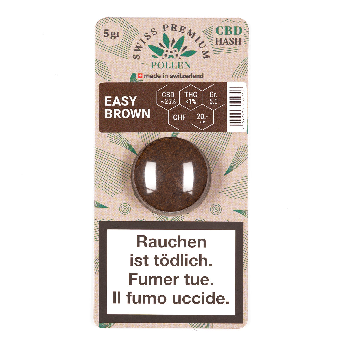Swiss Premium Pollen - Easy Brown 5g