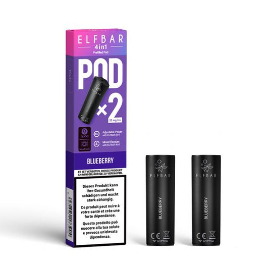 Elfbar 4in1 Pods - 2 Stk. – Elfbar 4in1 Kompatibel, Elfbar 4in1 Nachfüllung