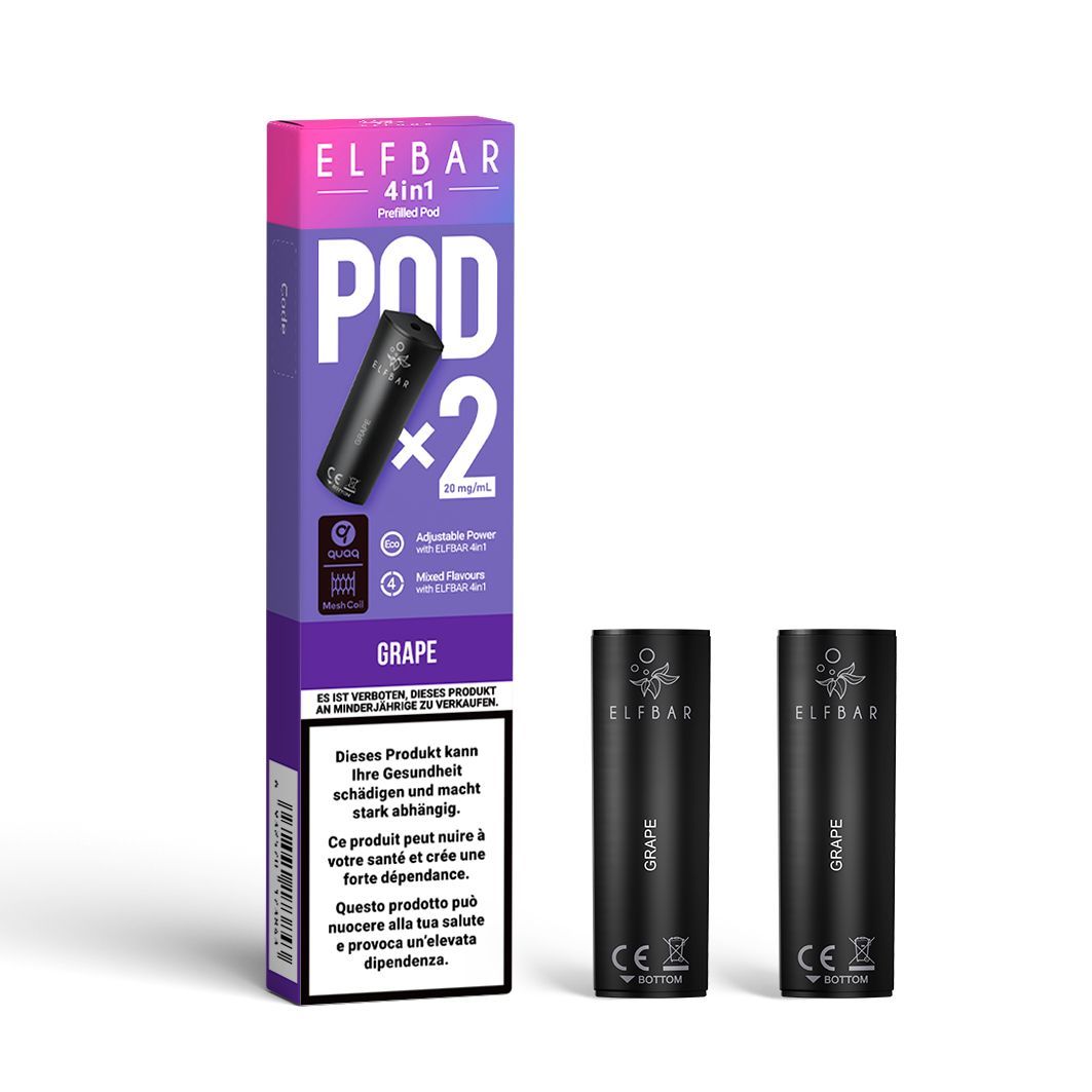 Elfbar 4in1 Pods - 2 Stk. – Elfbar Pod Wechsel, Elfbar Pods kaufen