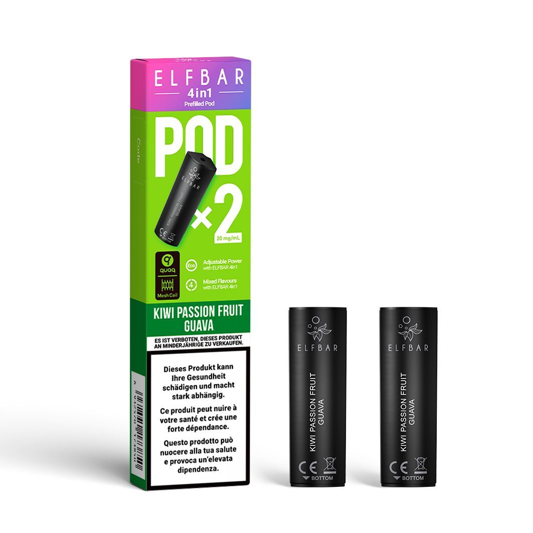 Elfbar 4in1 Pods - 2 Stk. – Elfbar Milchgeschmack, Elfbar Nachfüllpods