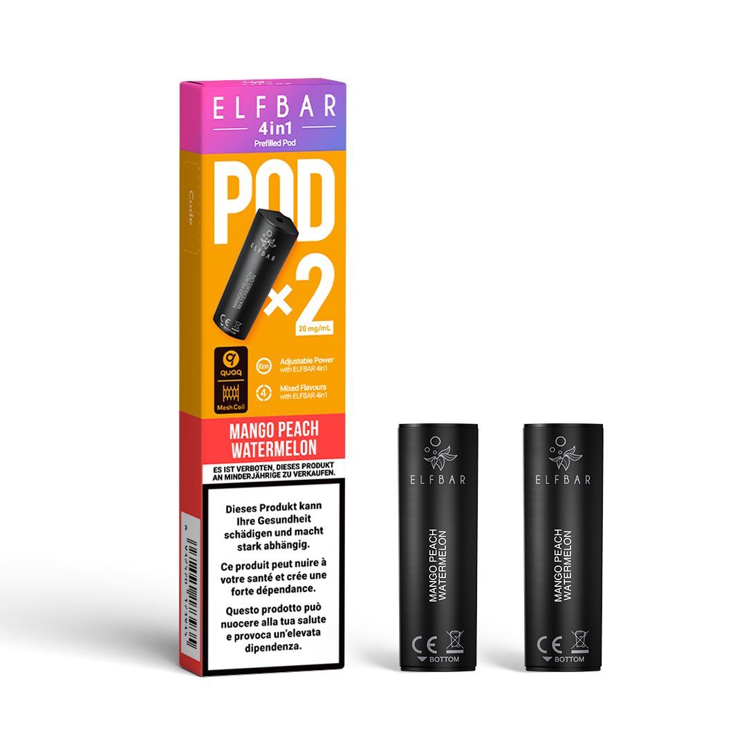 Elfbar 4in1 Pods - 2 Stk. – Elfbar pod flavors, Elfbar Pod System