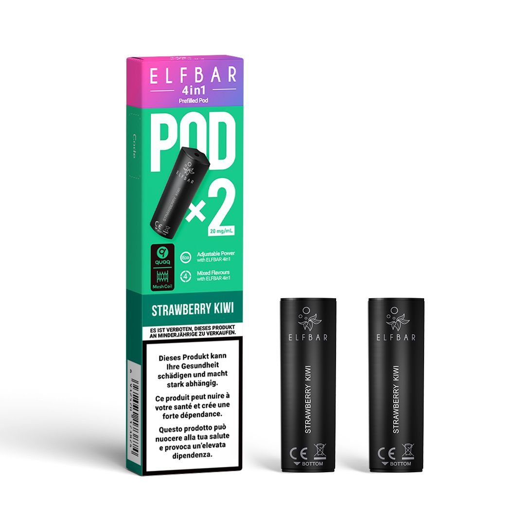 Elfbar 4in1 Pods - 2 Stk. – Elfbar Eisgeschmack, Elfbar Ersatzpods