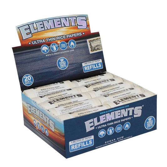 Elements Rolls KingSize Refill Rollenpapier 20 Rollen à 5 m