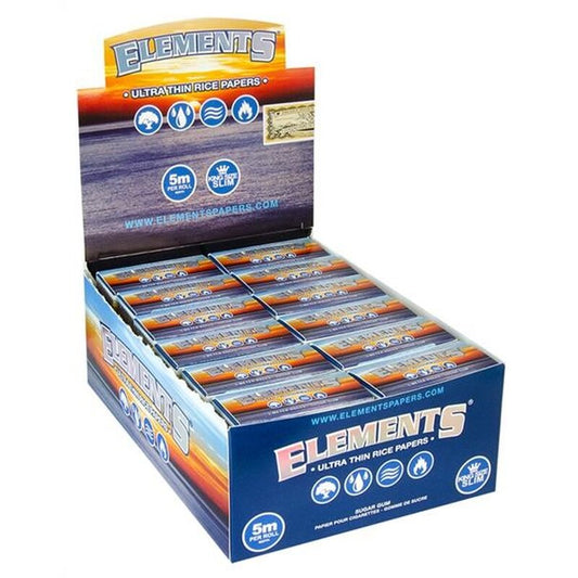 Elements Rolls KingSize Slim Rollenpapier 24 Rollen à 5 m