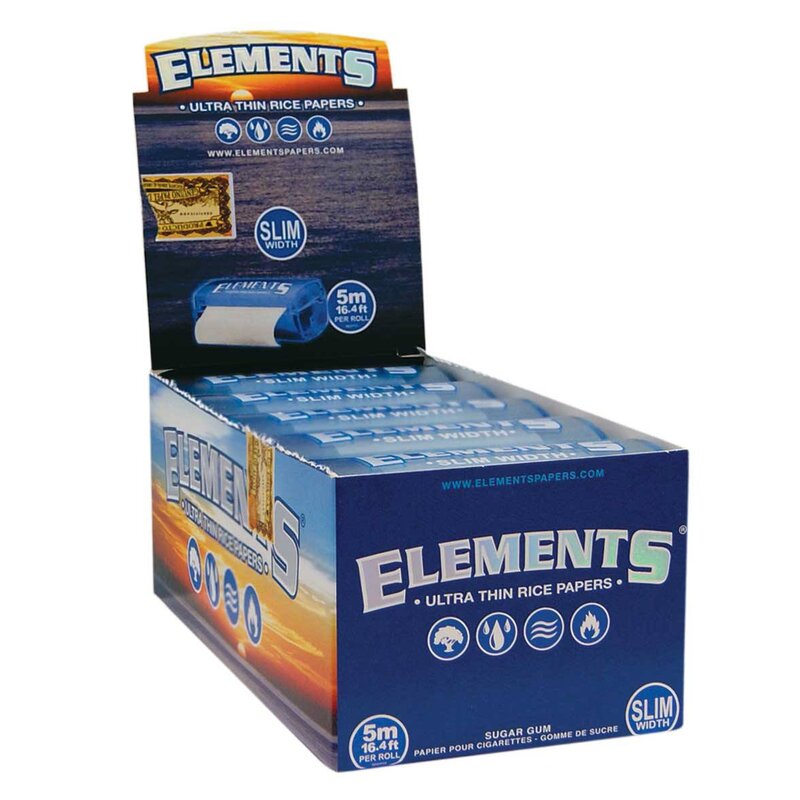 Elements Rolls Slim Box Rollenpapier 10 Rollen à 5 m