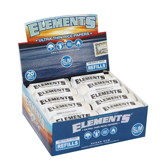 Elements Rolls Slim Refill Rollenpapier 20 Rollen à 5 m