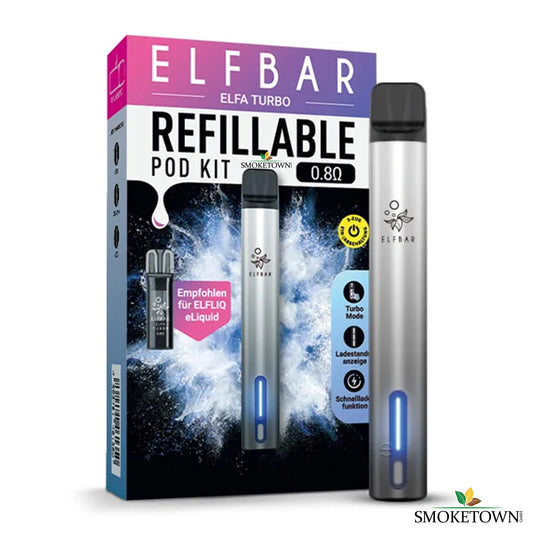 ELFBAR ELFA Turbo Kit – E-Liquid-kompatible Pods, E-Zigarette mit Turbo-Modus