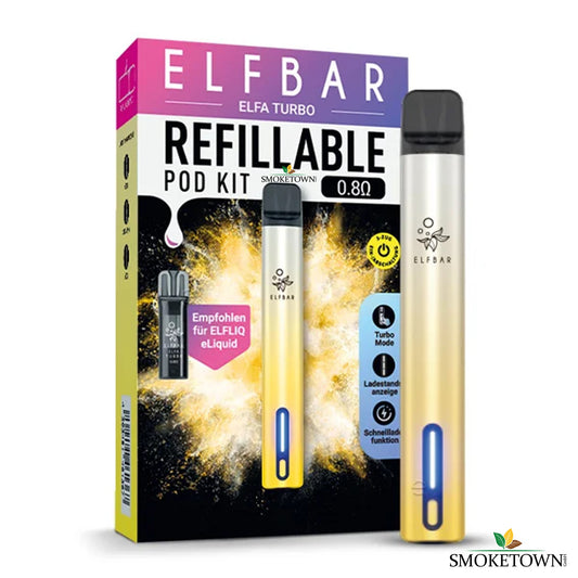 ELFBAR ELFA Turbo Kit – Aurora Cyan E-Zigarette, Blau