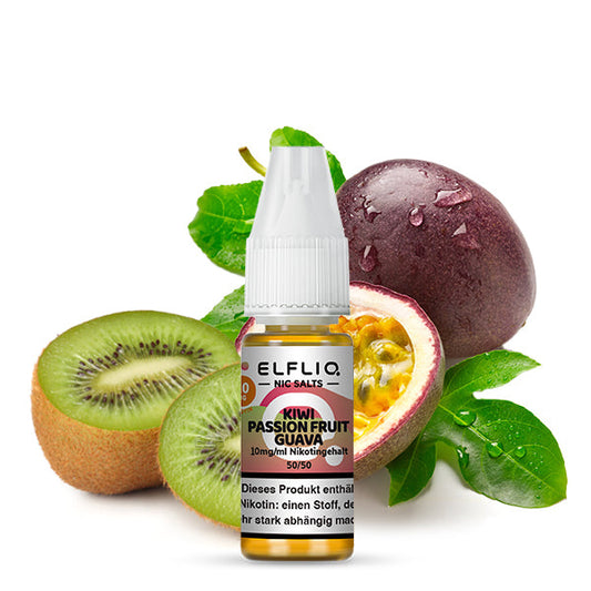 Elfliq Kiwi Passionfruit Guava 10ml Nikotinsalz Liquid 10mg und 20mg