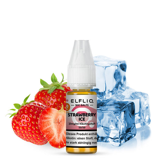 Elfliq Strawberry ICE 10ml Nikotinsalz Liquid 10mg und 20mg