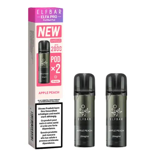 Elfbar Elfa Pro V2 Pods Apple Peach 20mg – 2er Pack