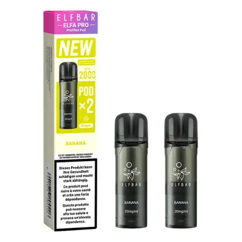 Elfbar Elfa Pro V2 Pods Banana 20mg – 2er Pack