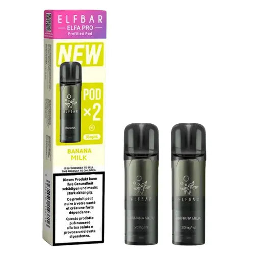 Elfbar Elfa Pro V2 Pods Banana Milk 20mg – 2er Pack
