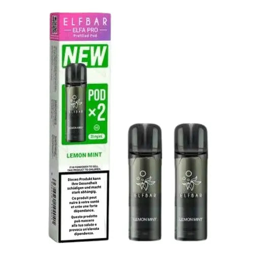 Elfbar Elfa Pro V2 Pods Lemon Mint 20mg – 2er Pack