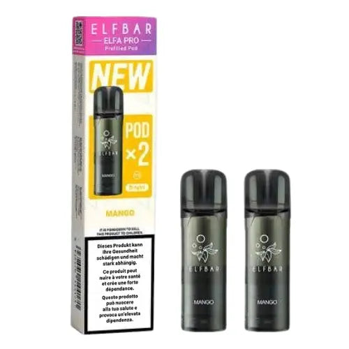 Elfbar Elfa Pro V2 Pods Mango 20mg – 2er Pack