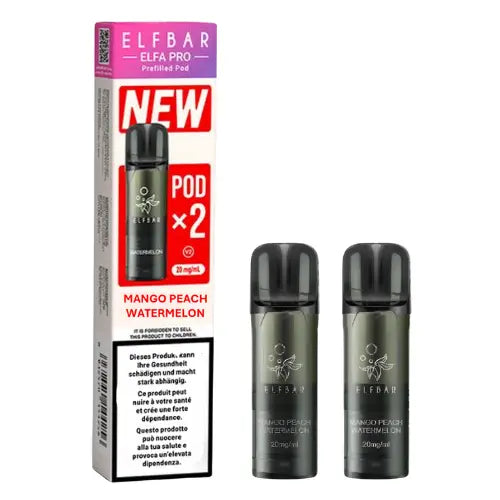 Elfbar Elfa Pro V2 Pods Mango Peach Watermelon 20mg – 2er Pack