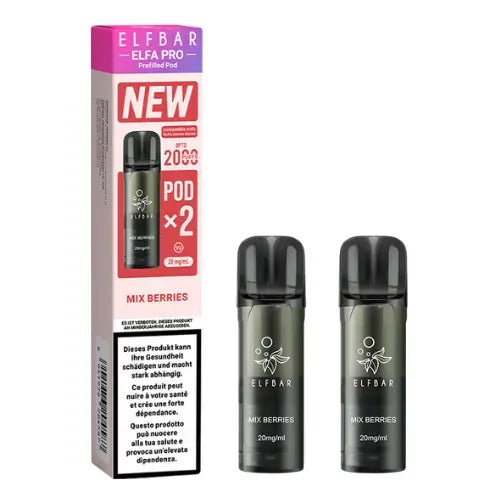 Elfbar Elfa Pro V2 Pods Mix Berries 20mg – 2er Pack