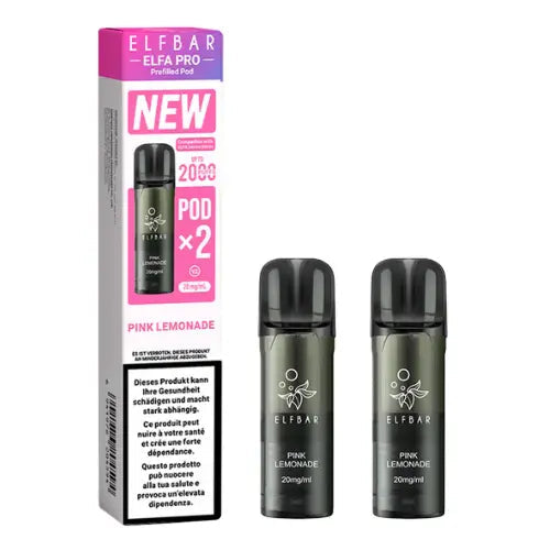 Elfbar Elfa Pro V2 Pods Pink Lemonade 20mg – 2er Pack