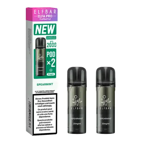 Elfbar Elfa Pro V2 Pods Spearmint 20mg – 2er Pack
