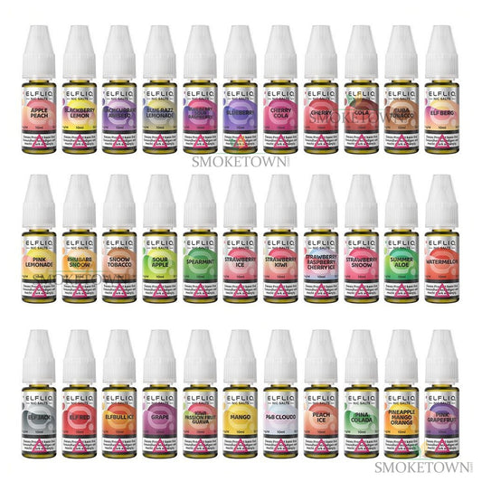 Elfbar Liquids - Elfliq - 10mg / 20mg Nikotin – Elfliq 10ml, Elfliq Apple Peach