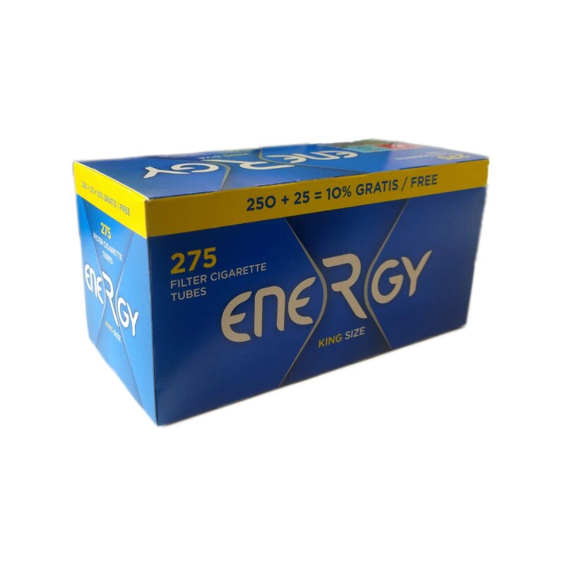 Elixyr Energy Zigarettenhülsen, 275 Stück Packung