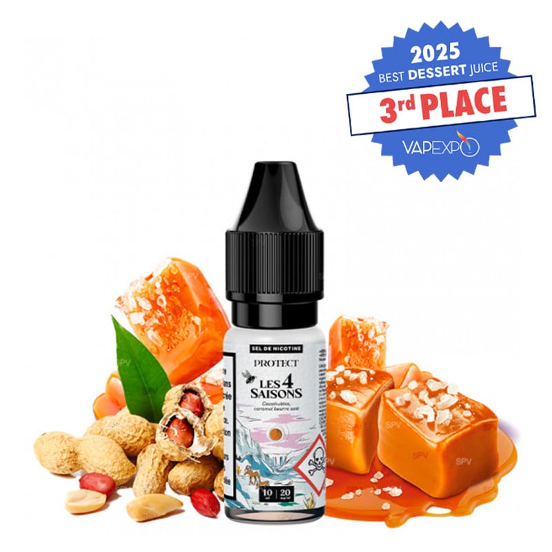 Erdnuss gesalzenes Butter-Karamell – Protect E-Liquid 10 ml