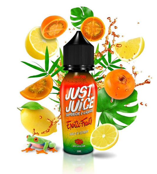 Just Juice Exotic Fruits ‑ Lulo & Citrus - 50ml – 50ml Shortfill Liquid, Citrus Frische