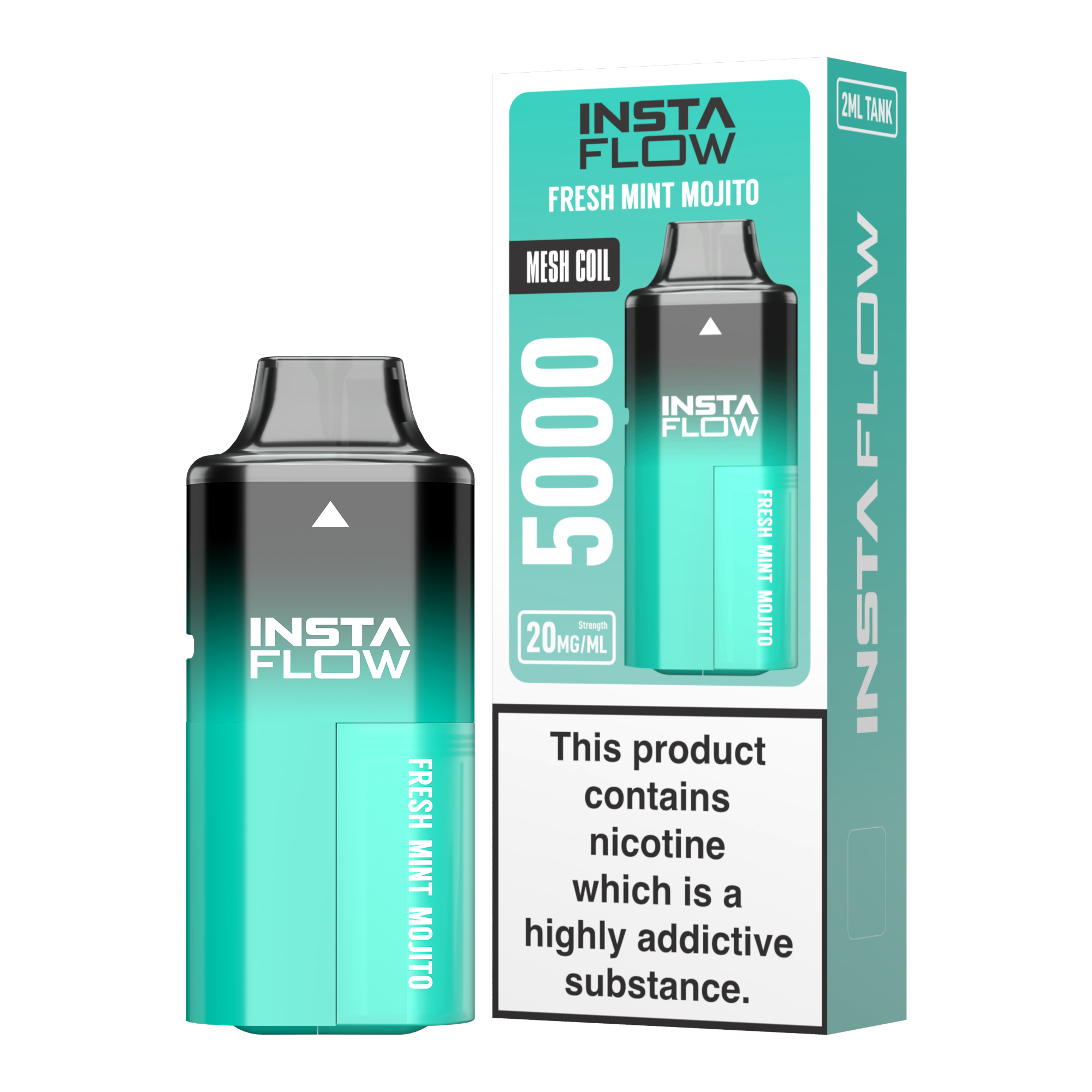 Instaflow 5000 - Fresh Mint Mojito – 20mg Nikotinsalz, 5000 Züge