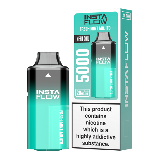 Instaflow 5000 - Fresh Mint Mojito – 20mg Nikotinsalz, 5000 Züge