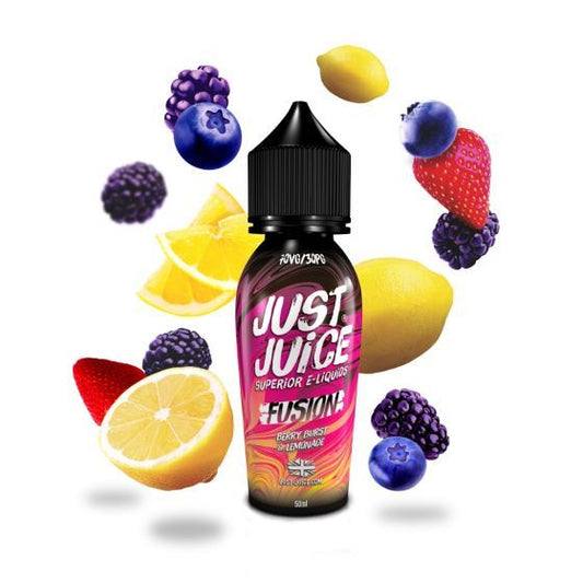 Just Juice Fusion Berry Burst Lemonade - 50ml – Beeren &amp; Zitrone, Beerenlimonade